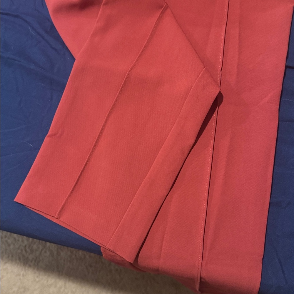 Lulu's Rust High-Waist Trousers - Picture 4 of 4